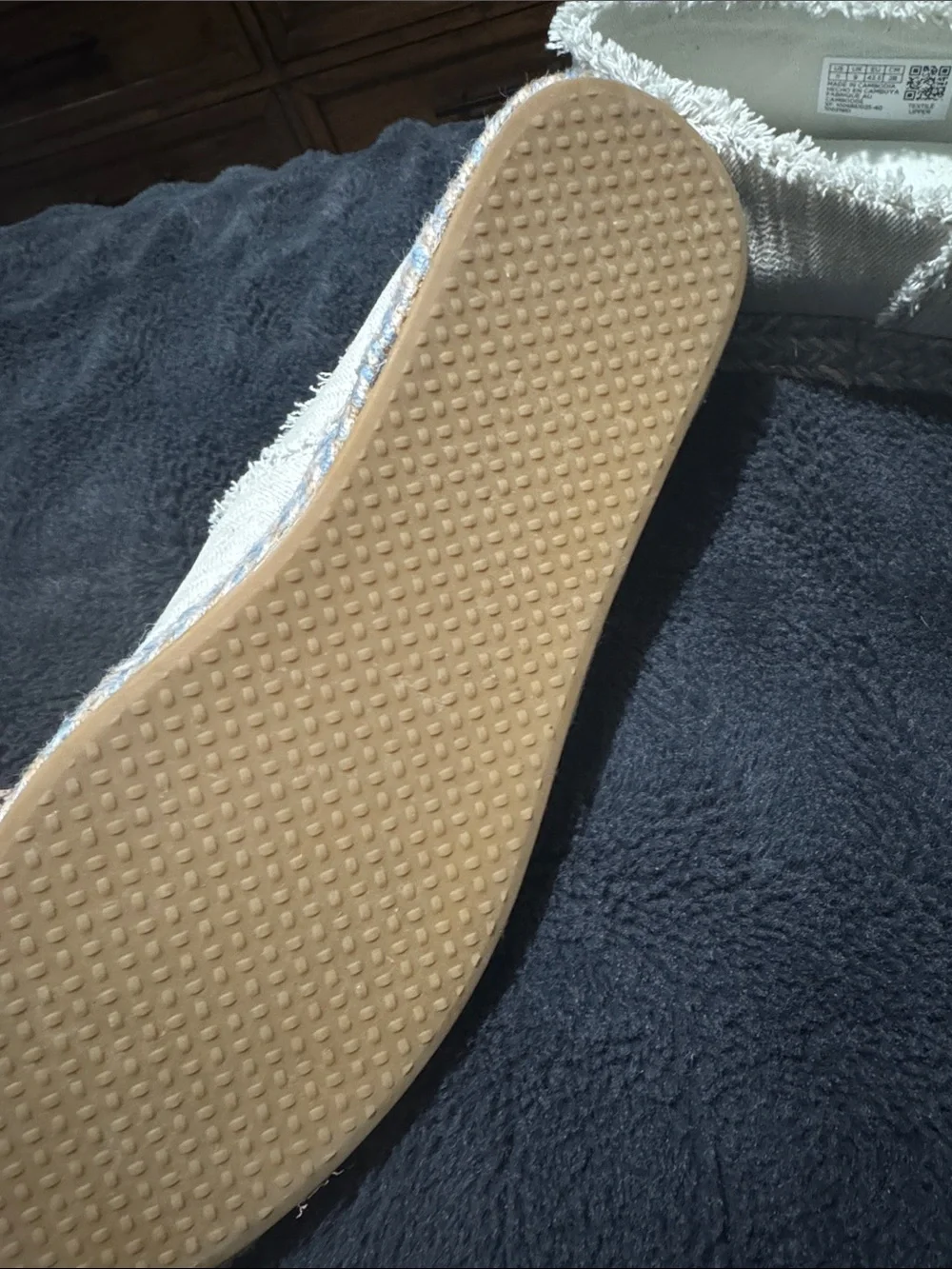 Women’s White Lace-Up Espadrille Slip-On Shoe